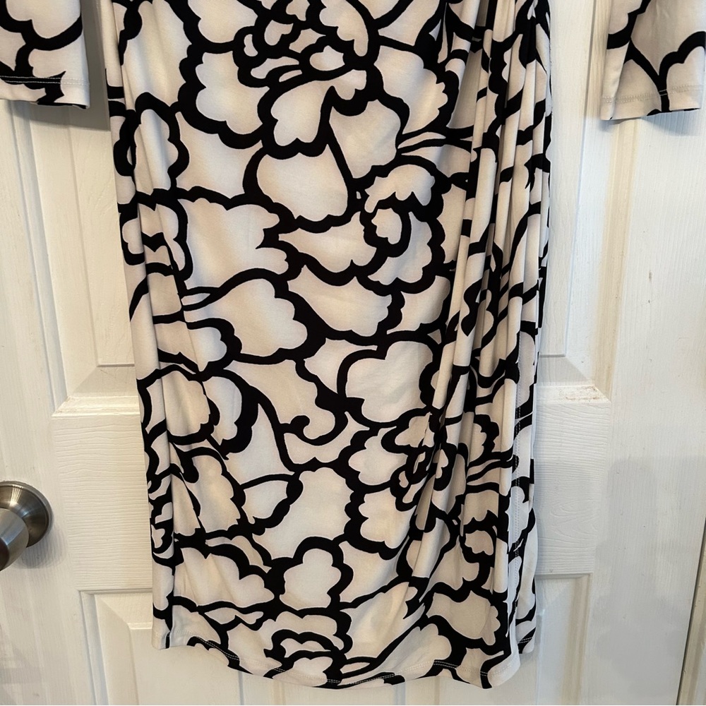 Catherine Malandrino black and white dress Size 8 - Picture 2 of 8
